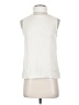 Theory 100% Silk Ivory Sleeveless Silk Top Size P (petite) - photo 1