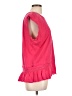 Tiny 100% Rayon Pink Sleeveless T-Shirt Size L - photo 4