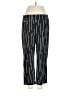 Premise Studio Stripes Black Casual Pants Size M - photo 1