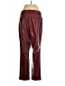BCBGeneration 100% Polyurethane Burgundy Casual Pants Size L - photo 2