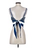 Unbranded 100% Polyester Blue Sleeveless Blouse Size S - photo 2