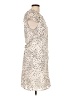 H&M 100% Polyester Animal Print Ivory Cocktail Dress Size 10 - photo 4