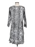 Soft Joie Animal Print Silver Cocktail Dress Size S - photo 2