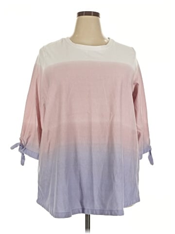 Woman Within 3/4 Sleeve T-Shirt (view 1)