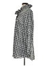 Mud Pie 100% Polyester Houndstooth Black Long Sleeve Blouse Size M - photo 5