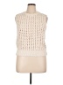 FRAME 100% Cotton Ivory Sweater Vest Size XL - photo 1