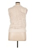 FRAME 100% Cotton Ivory Sweater Vest Size XL - photo 2