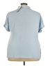 Preswick & Moore 100% Polyester Blue Short Sleeve Blouse Size 3X - photo 2