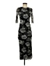FUZZI Black Gray Cocktail Dress Size S - photo 1