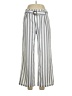 Shasa 100% Polyester Stripes Gray Casual Pants Size L - photo 1