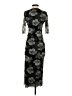 FUZZI Black Gray Cocktail Dress Size S - photo 2