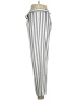 Shasa 100% Polyester Stripes Gray Casual Pants Size L - photo 5