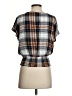 Maurices 100% Rayon Brown Short Sleeve Blouse Size S - photo 2