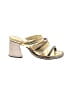 FARM Rio Metallic Gold Sandals Size 7 - photo 1