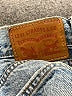 Levi's 100% Cotton Hearts Blue Jeans Size 27 waist - photo 7
