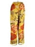Midnight Velvet 100% Polyester Tropical Yellow Casual Pants Size 3X - photo 2