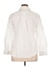 Talbots 100% Cotton Stars Ivory Long Sleeve Button-Down Shirt Size XL Petite - photo 2