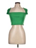 Rusttydustty Green Short Sleeve Top Size L - photo 1