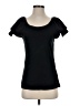 Mac and Me 100% Cotton Black Short Sleeve Top Size P (petite) - photo 1