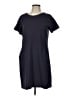 Theory Solid Black Casual Dress Size L - photo 1