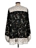 Suzanne Betro 100% Polyester Black Long Sleeve Blouse Size L - photo 2