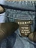 Torrid 100% Cotton Blue Long Sleeve Button-Down Shirt Size 4X Plus (4) - photo 4