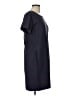 Theory Solid Black Casual Dress Size L - photo 4