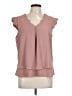 Monteau Pink Sleeveless Blouse Size L - photo 1