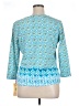 Ruby Rd. Blue 3/4 Sleeve T-Shirt Size XL - photo 2