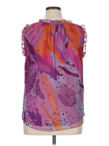 Diane von Furstenberg Sleeveless Silk Top (view 2)