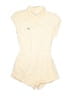 Urban Outfitters 100% Cotton Hearts Yellow Ivory Romper Size XS - photo 1