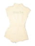 Urban Outfitters 100% Cotton Hearts Yellow Ivory Romper Size XS - photo 2
