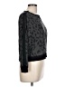 William Rast Animal Print Black Pullover Sweater Size L - photo 4
