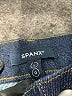 SPANX Chevron-herringbone Blue Jeans Size L - photo 7
