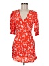 RIXO for Target 100% Rayon Orange Casual Dress Size 6 - photo 1