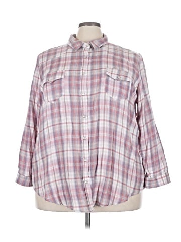 rue21 3/4 Sleeve Button-Down Shirt (view 1)