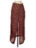 Zara Floral Red Casual Skirt Size S - photo 1