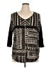 Edista Black 3/4 Sleeve Top Size 1X - photo 1