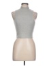 Glassons Silver Short Sleeve Turtleneck Size L - photo 1