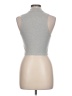 Glassons Silver Short Sleeve Turtleneck Size L - photo 2