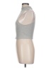 Glassons Silver Short Sleeve Turtleneck Size L - photo 5