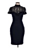Entry Black Cocktail Dress Size L - photo 1