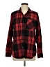 Old Navy Plaid Red Long Sleeve Button-Down Shirt Size L - photo 1