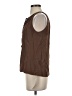 Theory 100% Viscose Brown Sleeveless Blouse Size P (petite) - photo 5