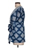 Weekend Suzanne Betro 100% Polyester Blue Short Sleeve Blouse Size L - photo 5