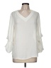 Sami & JO 100% Polyester Ivory 3/4 Sleeve Blouse Size M - photo 1