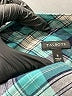 Talbots Plaid Teal Long Sleeve Blouse Size 8 - photo 7