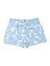A New Day Print Blue Shorts Size 14 - photo 1