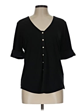 White House Black Market Short Sleeve Blouse (view 1)
