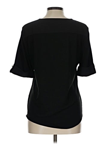 White House Black Market Short Sleeve Blouse (view 2)